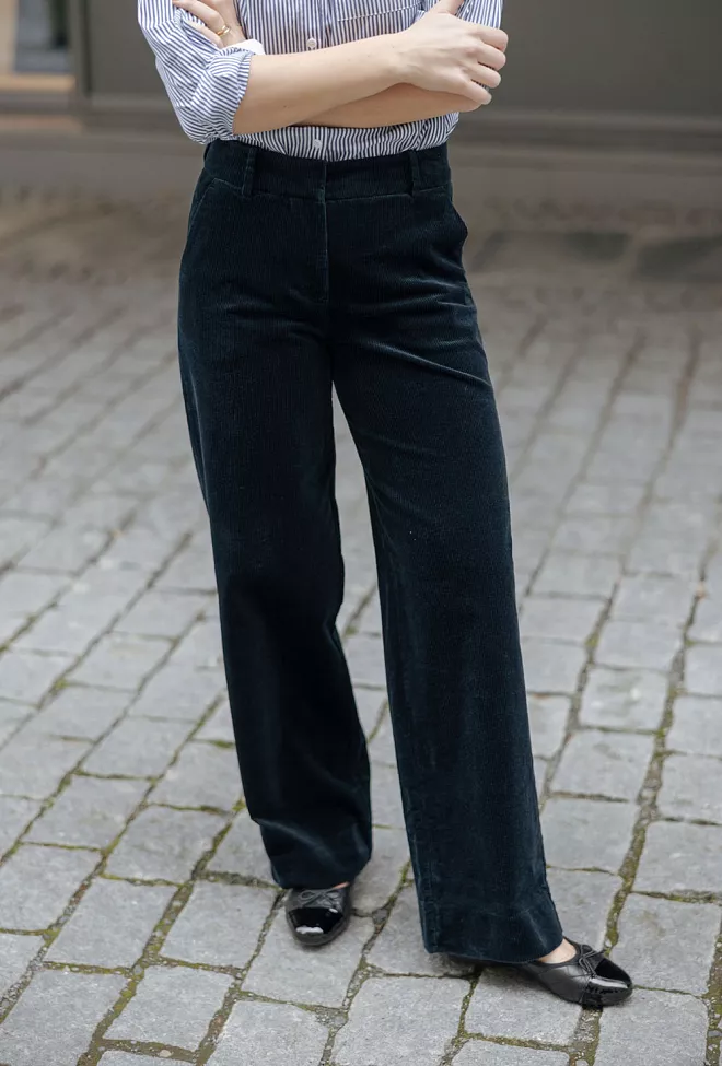 Five Units DenaFV 837 Dark Blue Corduroy bukse 6