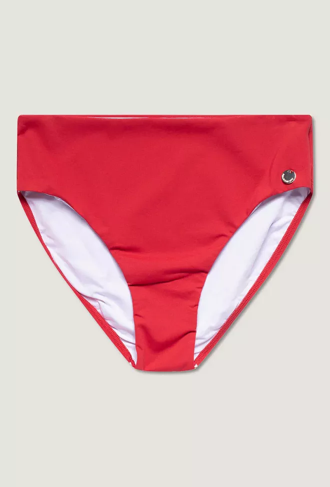 Panos emporio Dione Solid Bottom Lipstick Red bikinitruse 2