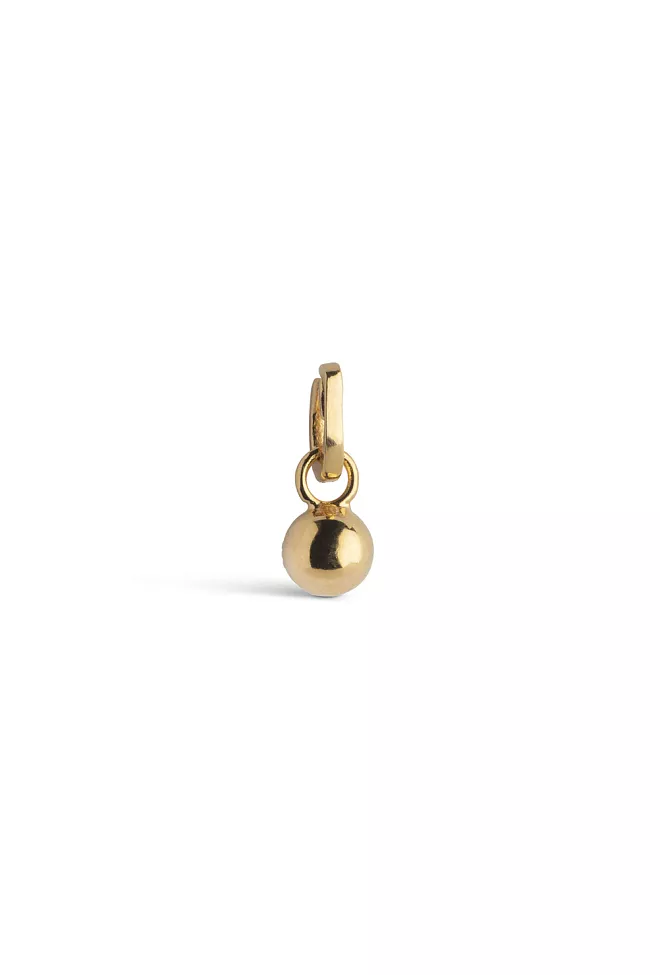 Enamel Copenhagen Disco Ball Charm Gold Anheng 3