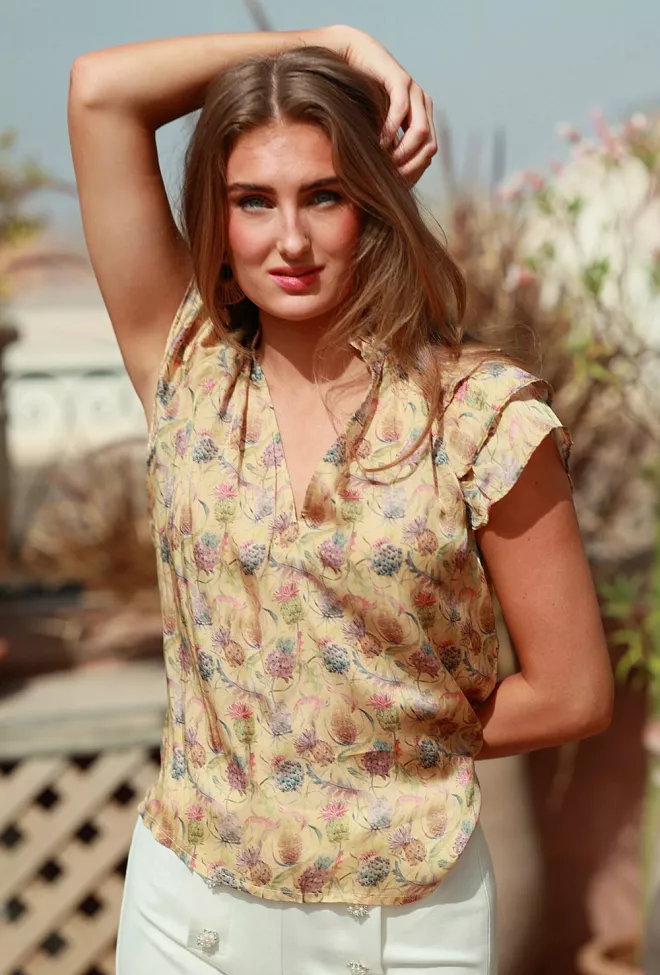 Nectar Ella Blouse Pineapple topp 2