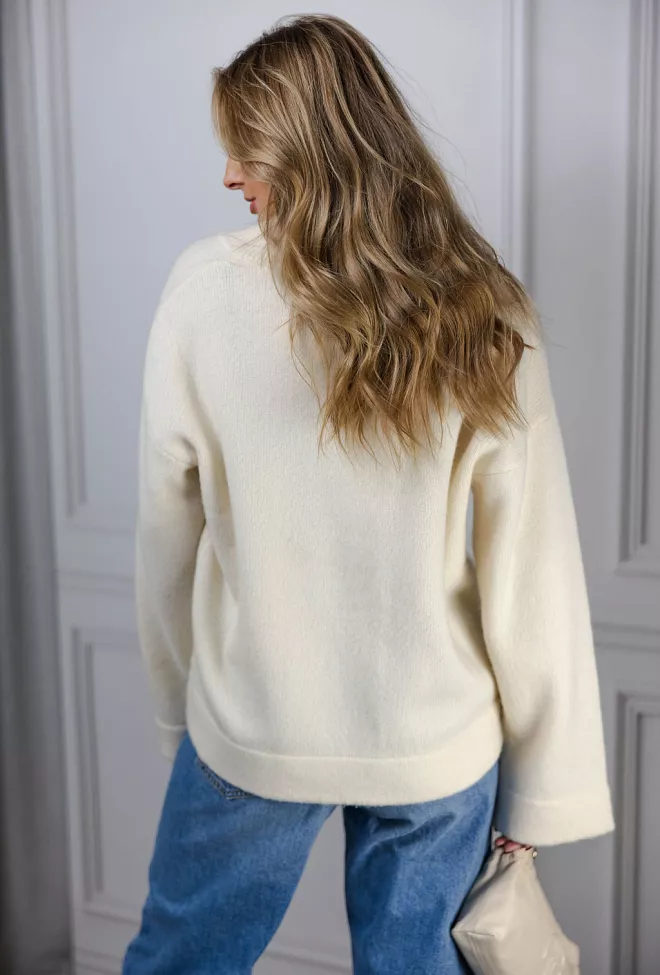 envelope 1976 journey knit genser cream 3