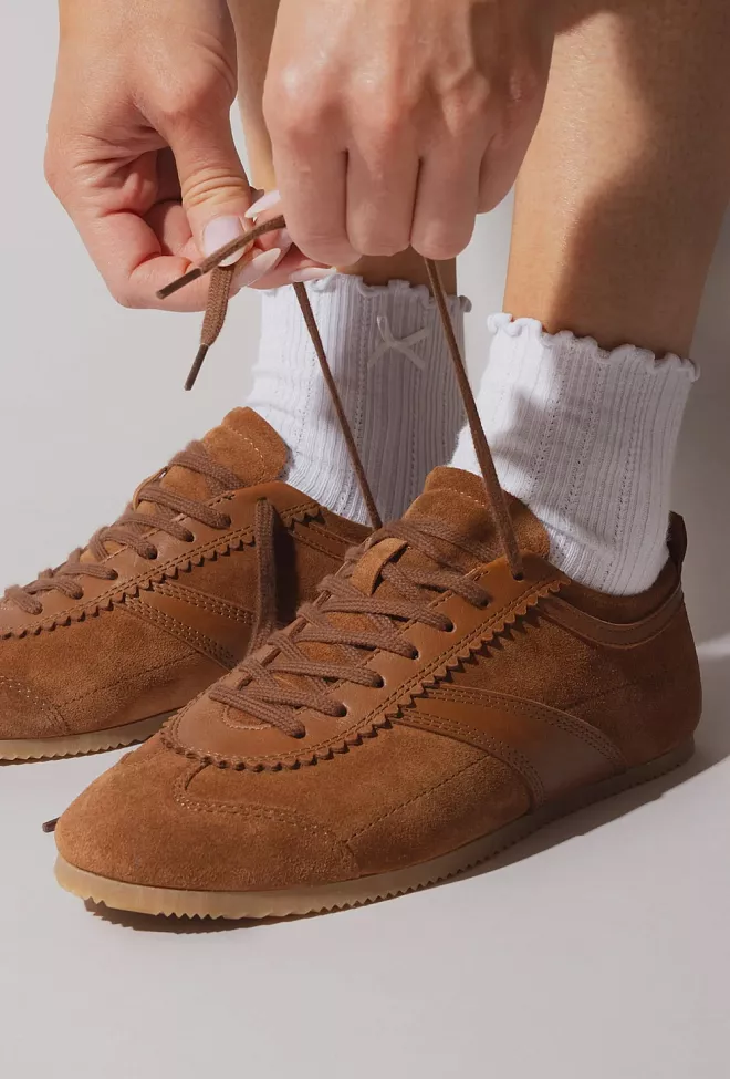 Jim Rickey Ghost Suede Leather Sneakers Cognac joggesko 2
