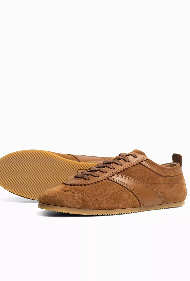 Jim Rickey Ghost Suede Leather Sneakers Cognac joggesko 3