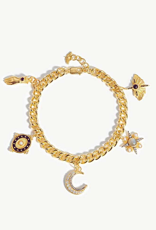 Missoma Harris Reed Symbols Of Change Bracelet Gold armbånd 3