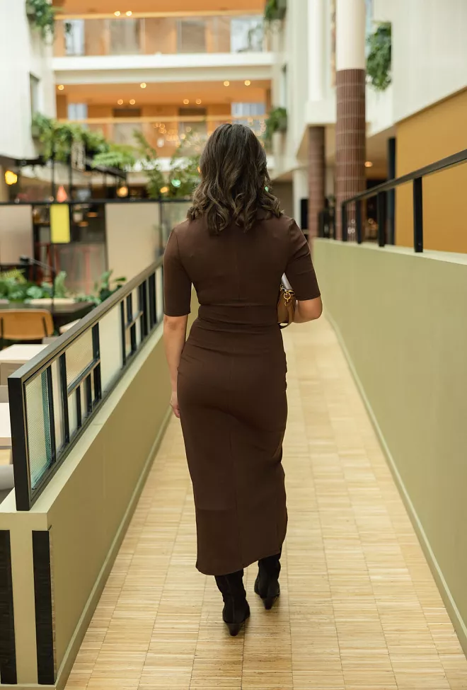 HiiL Studio Que Dress Brown kjole 6