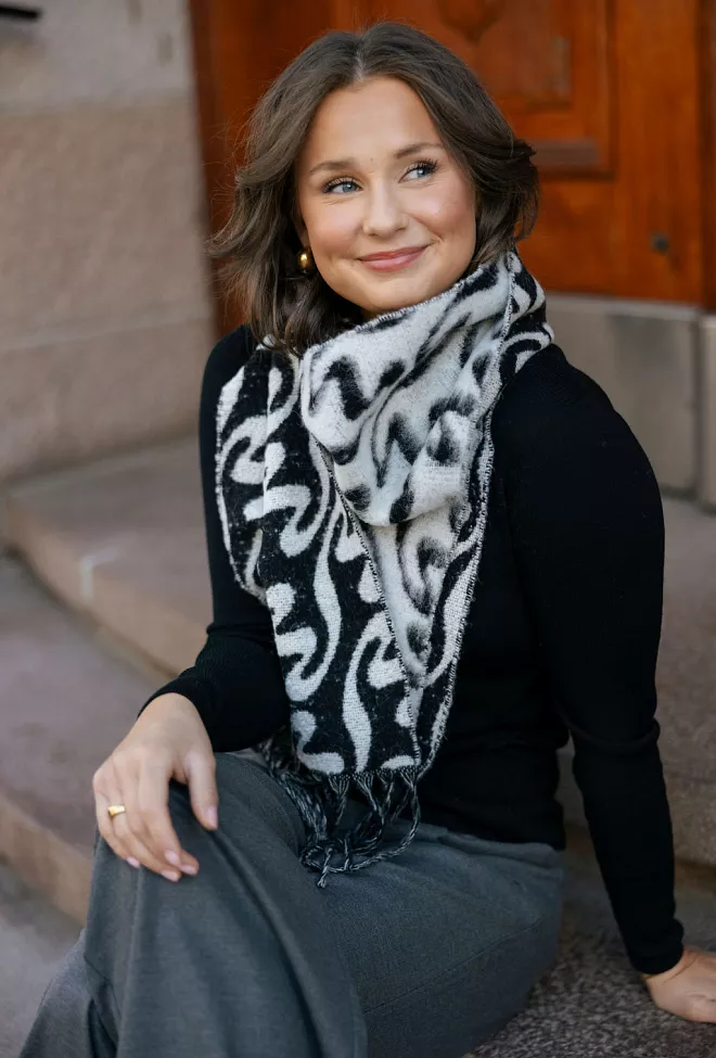 Bambino XS Scarf Black Mix skjerf 3