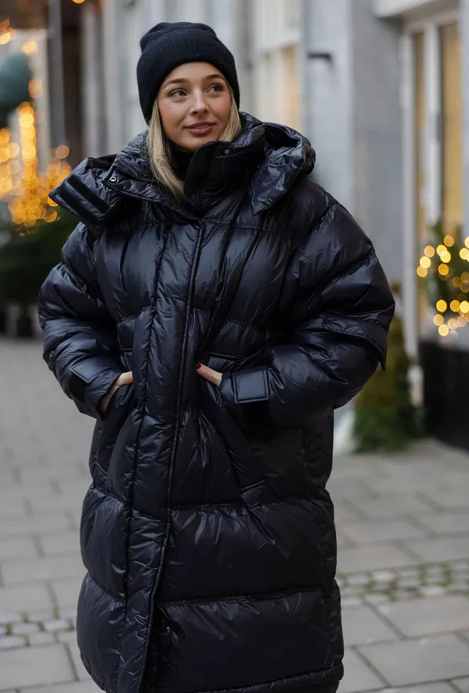 Holzweiler Steilia Down Jacket Black dunkåpe 3