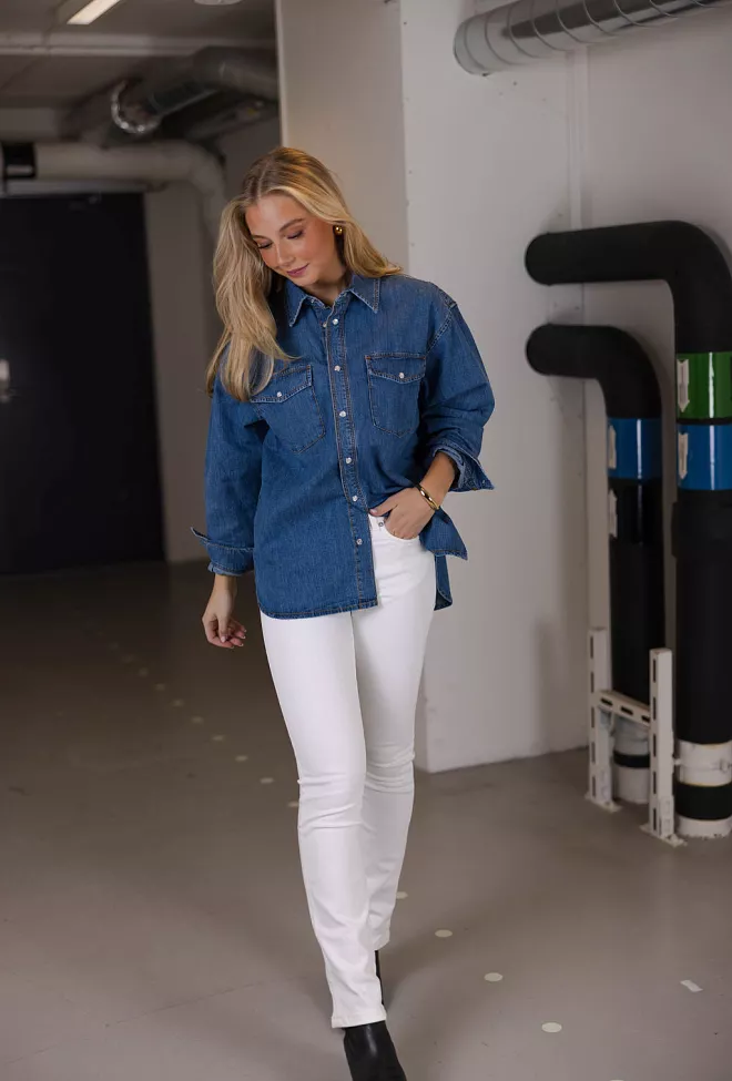 jeanerica Angela Shirt Light Blue Vintage skjorte 6