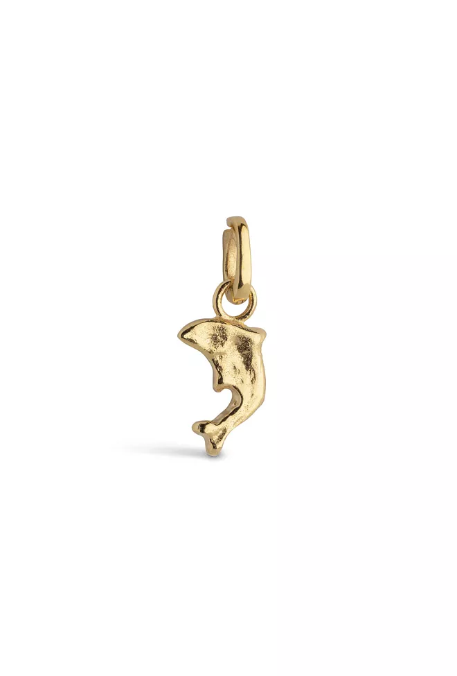 Enamel copenhagen Joyful Dolphin Charm Gold anheng 2