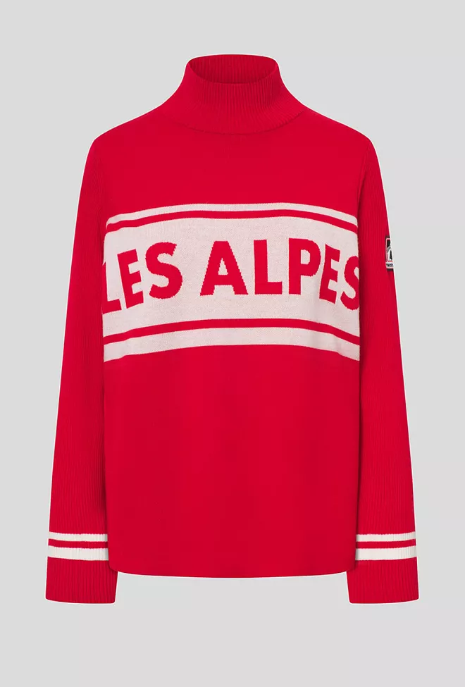 Twist&Tango Les Alpes Knitted Sweater Scarlet Red genser 2