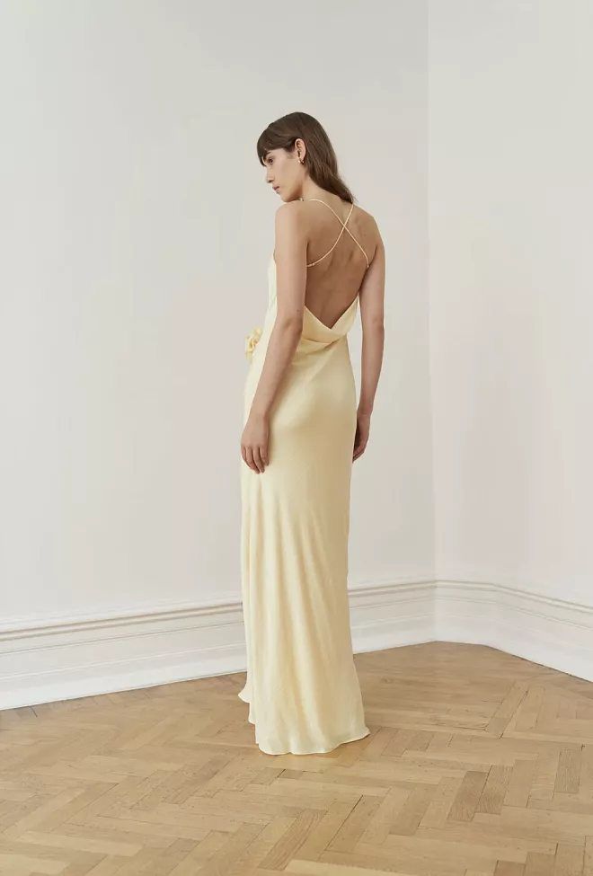 Twist&Tango Lojsan Dress Lemon kjole2