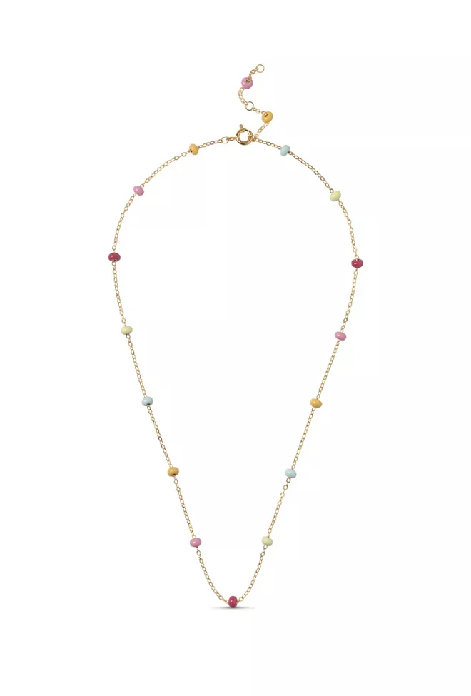 ENAMEL copenhagen Lola Bold Necklace Rainbow Halskjede 3