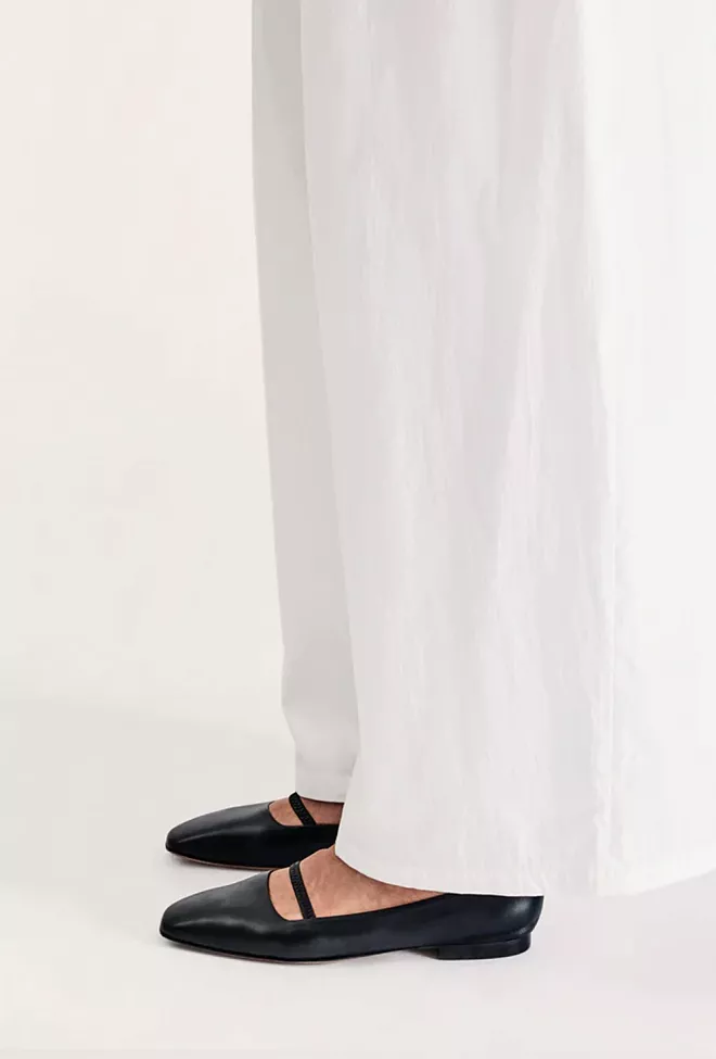 Atp atelerier Loria Nappa Ballet Flats Black ballerinasko mary jane 5