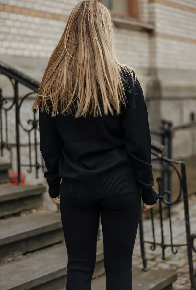 lune active olly button down cardigan black 4