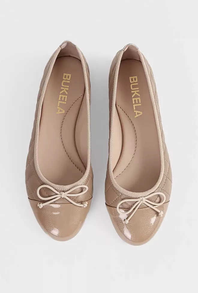 Bukela Mery Ballerina Taupe ballerinasko 6