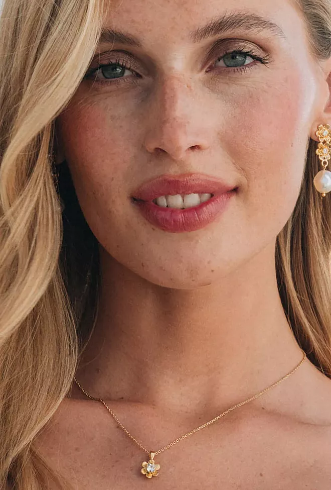 Caroline Svedbom Juni Earrings Gold Crystal øredobber 3
