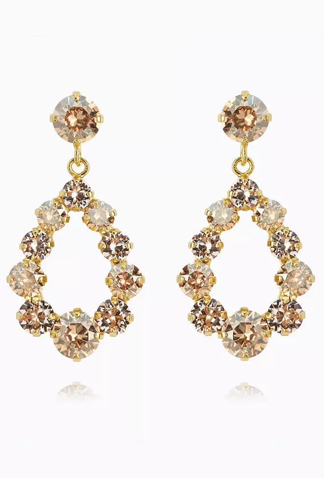 Caroline Svedbom Mini Delia Earrings Gold Golden Combo 1