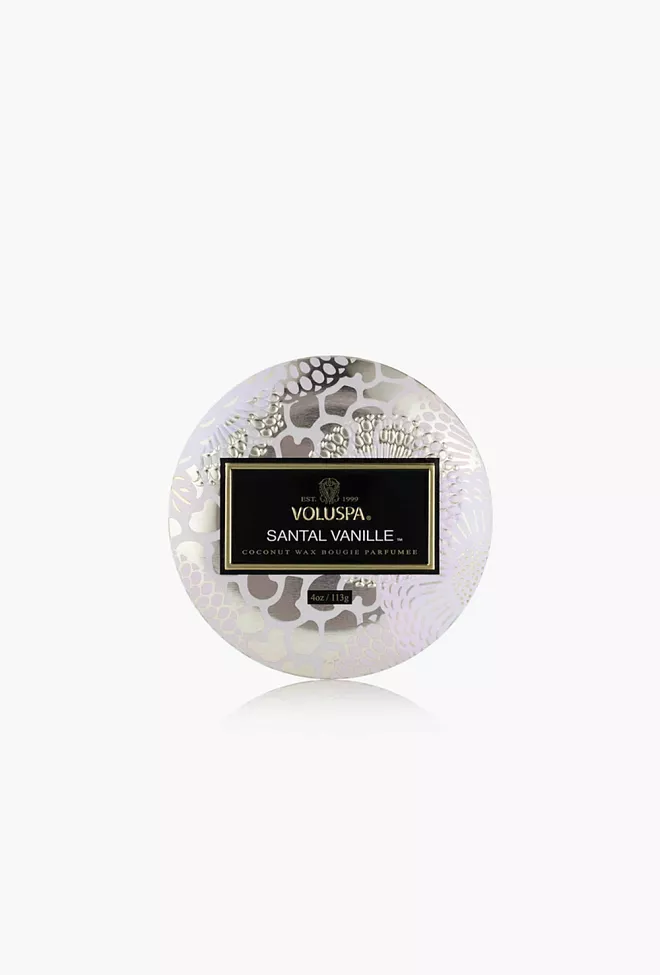 Voluspa Mini Tin Candle 25t Santal Vanille duftlys 1
