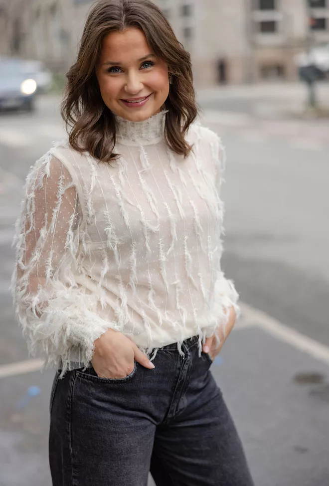  Munthe Skallo Blouse Creme bluse