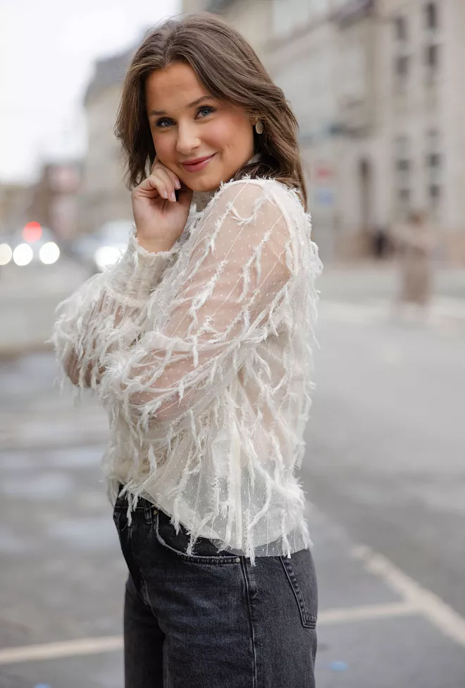  Munthe Skallo Blouse Creme bluse 7