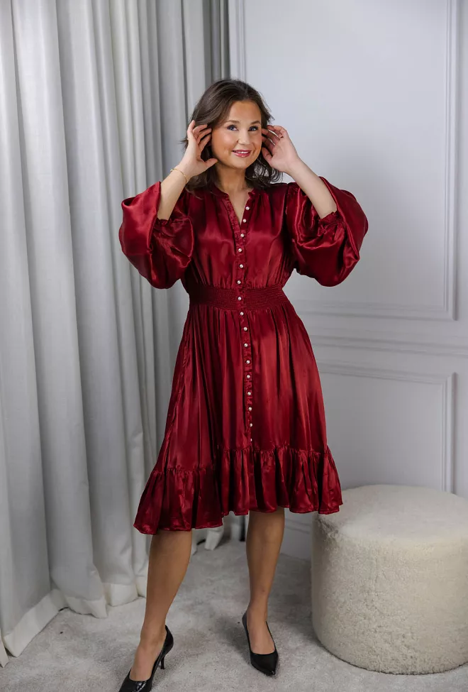 Nectar Livia Dress Scarlet Red kjole