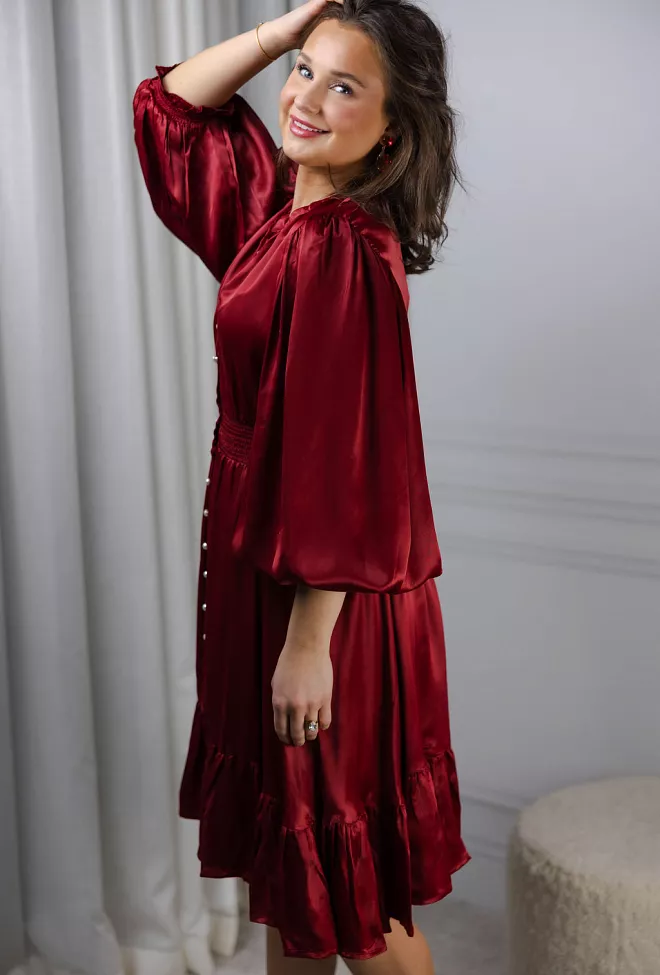 Nectar Livia Dress Scarlet Red kjole 6