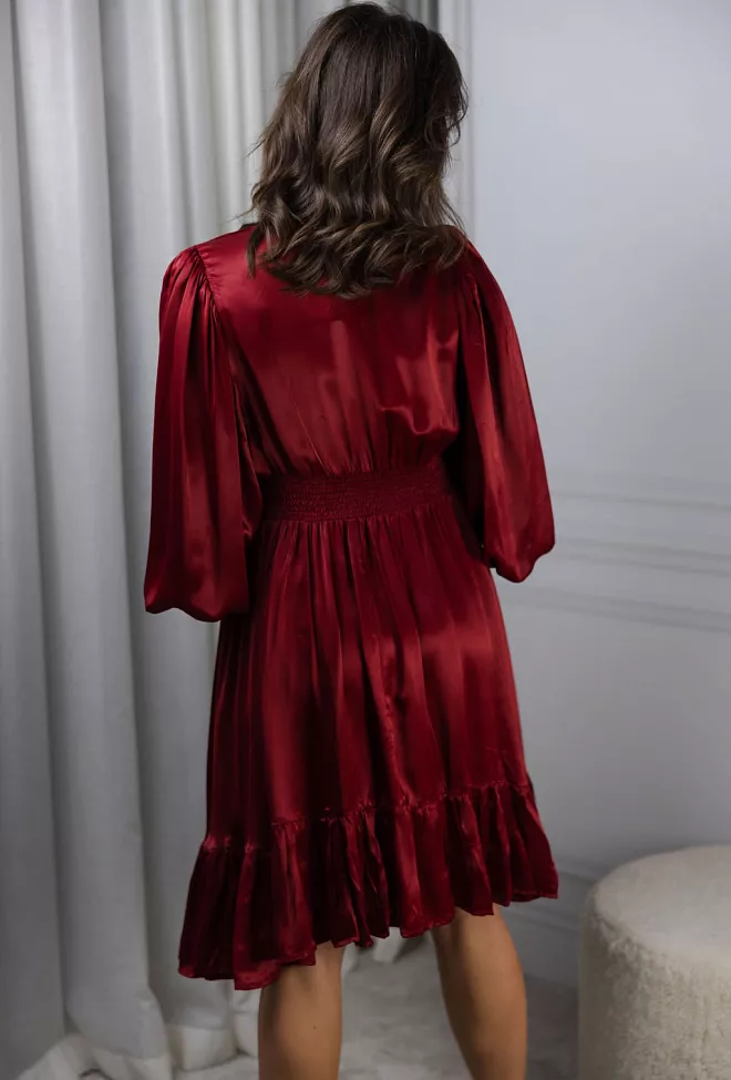 Nectar Livia Dress Scarlet Red kjole 4