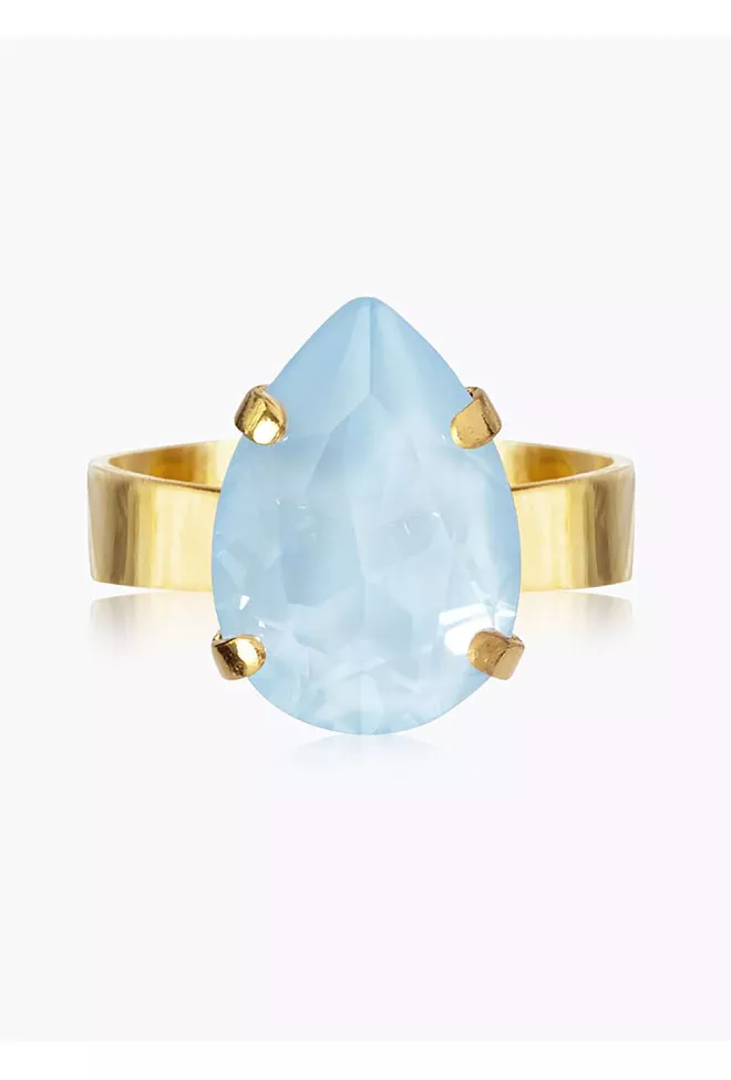 Caroline Svedbom Mini Drop Ring Gold Sky Ignite ring