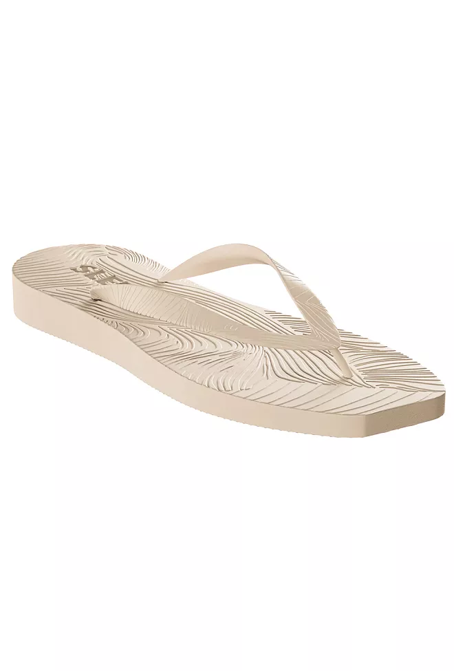 Sleepers Tapered Platform Flip Flops Eggnog sandaler 2