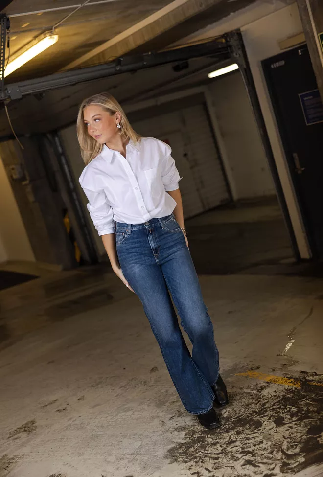 replay becka pants medium blue jeans