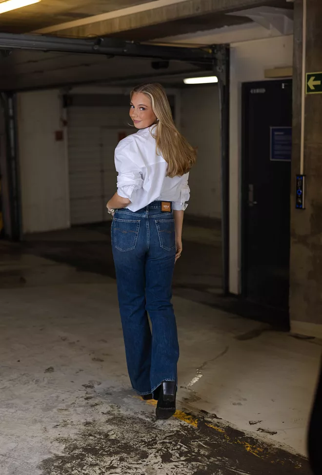 replay becka pants medium blue jeans 9
