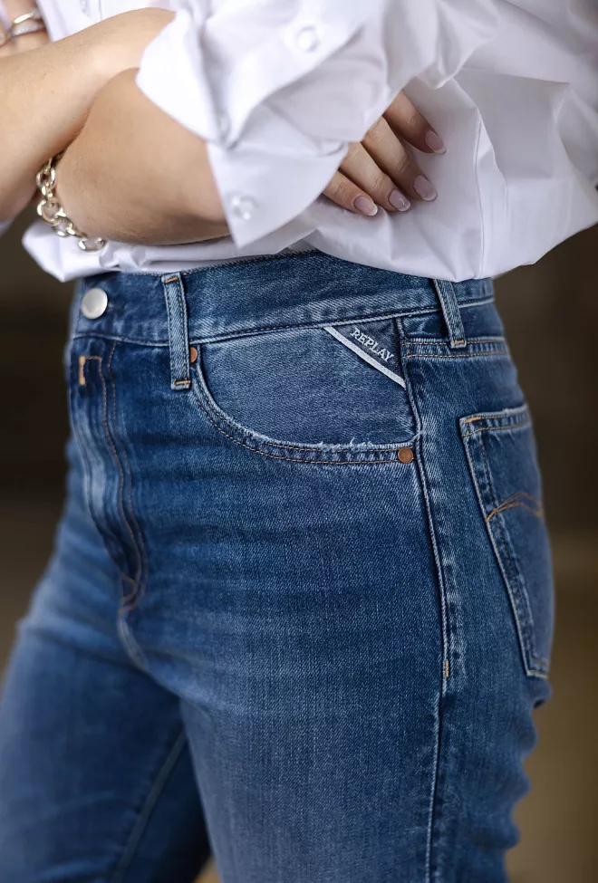 replay becka pants medium blue jeans 5