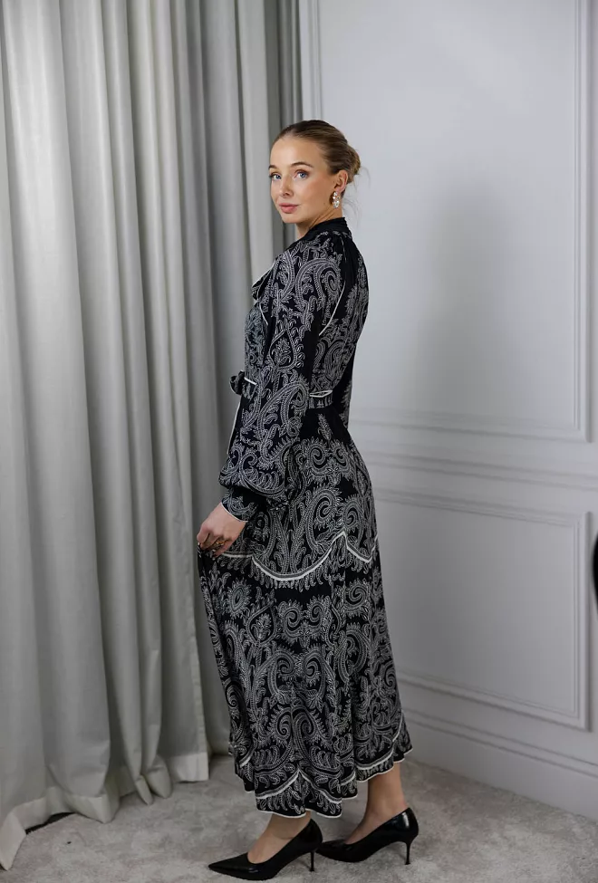 Scarlett Poppies Chiara Maxi Dress Onyx Black Medici kjole 7