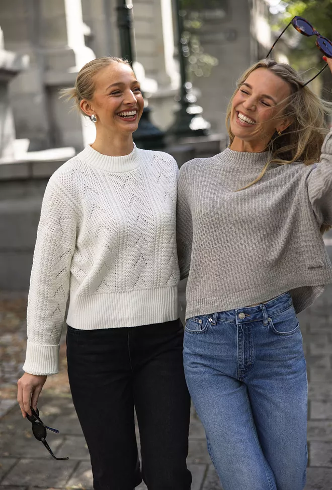 Holzweiler Serena Knit Sweater White genser 7