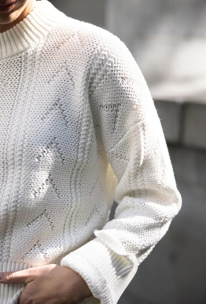 Holzweiler Serena Knit Sweater White genser 5