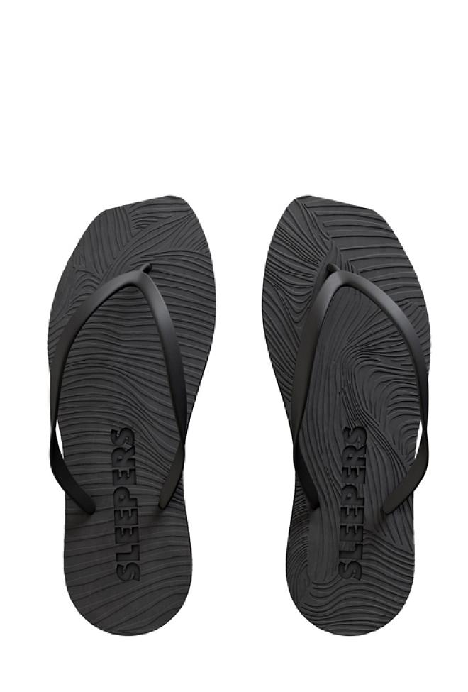 Sleepers Tapered Flip Flops Black sandaler 2
