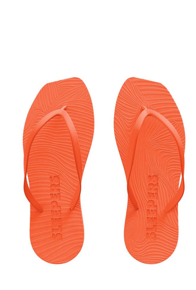 Sleepers Tapered Flip Flops Orange sandaler 3
