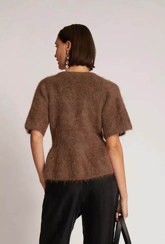 Munthe Taisa Top Mocca strikket topp 5