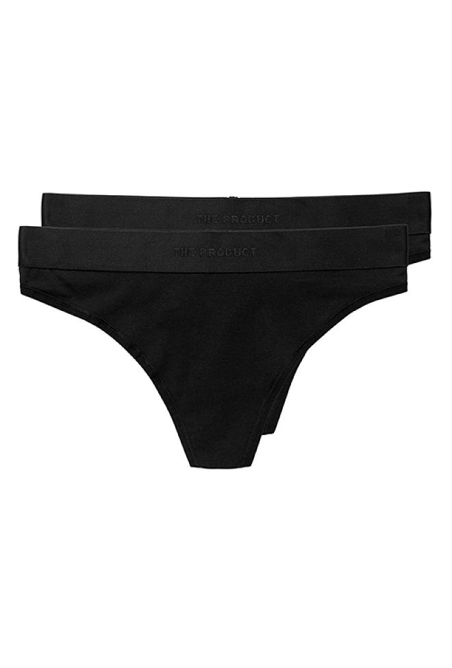 The product wmn thong 2-pack black 3