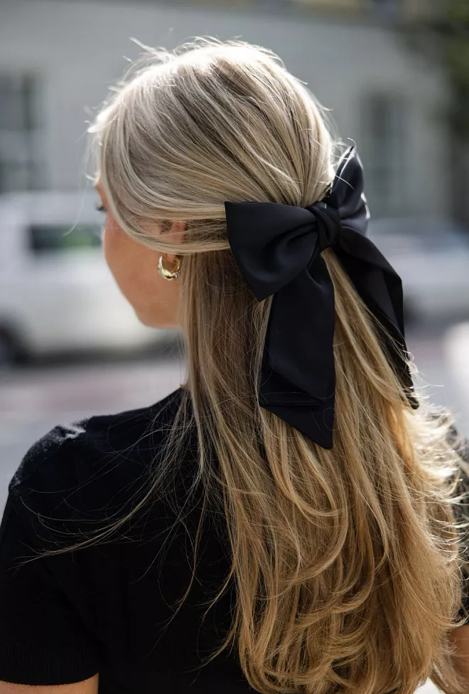 twist&tango bella satin bow black 2