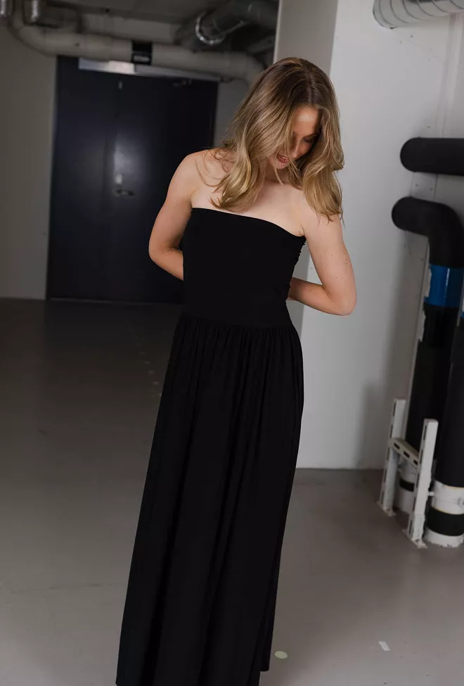 Viveh Petunia Dress And Skirt Black kjole skjørt 9